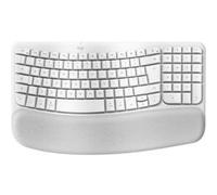 Logitech Ergo Series Wave Keys for Mac - Clavier - sans fil - Bluetooth LE - QWERTZ - Allemand - blanc cassé G