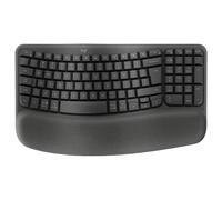 Logitech ERGO Wave Keys clavier Bureau RF sans fil + Bluetooth QWERTY US International Graphite