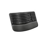 Logitech wave keys for business - clavier - azerty - français - graphi