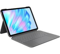 Logitech Combo Touch - Clavier et étui - avec trackpad - rétroéclairé - Apple Smart connector - AZERTY - Français - gris oxford - pour Apple 11-inch iPad Air (M2)