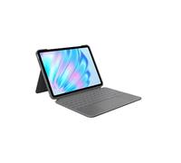 Logitech Combo Touch - Clavier et étui - avec trackpad - rétroéclairé - Apple Smart connector - AZERTY - Français - gris oxford - pour Apple 11-inch iPad Air (M2)