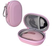 Logitech Étui de voyage en EVA pour souris MX Anywhere 3S avec poignée et section en maille extensible Rose