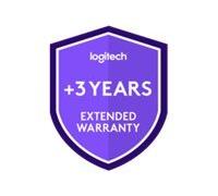 Logitech Three year extended warranty for Logitech medium room solution with Rally Bar and Tap (USB or CaT5e)