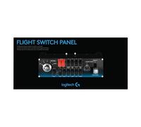 Logitech G Panneau de commandes de vol Flight Switch Panel Noir