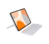Logitech Flip Folio AZERTY Français Bluetooth Gris clair