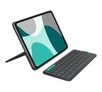 Flip Folio - Clavier et étui - full size - sans fil - Bluetooth 5.1 LE - QWERTY - Italien - graphite - pour Apple 10.9-inch iPad Air (5th