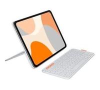 Flip Folio - Clavier et étui - full size - sans fil - Bluetooth 5.1 LE - QWERTY - Italien - gris pâle - pour Apple 10.9-inch iPad Air (5th