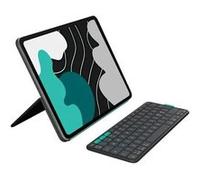 Logitech Flip Folio - Clavier et étui - full size - sans fil - Bluetooth 5.1 LE - QWERTY - Nordique (Danois/Finnois/Norvégien/Suédois) - graphite - pour Apple 13-inch iPad Air (M2, M3); 13-inch iPad P