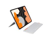 Logitech Flip Folio, étui Clavier pour iPad Pro 13 Pouces (M4) et iPad Air 13 Pouces (M2 et M3) (2024, 2025), Clavier FRA AZERTY Étui Bluetooth de Protection escamotable, multidispositifs - Gris pâle