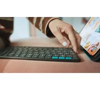 Logitech Flip Folio QWERTY Italien Bluetooth Graphite