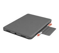 Logitech Folio Touch - clavier et étui - avec trackpad - AZERTY - Français - graphite Périphérique d'entrée