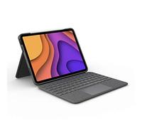Logitech Folio Touch étui clavier pour iPad avec pavé tactile et Smart Connector, compatible avec l’iPad Air (4e gén., Modèles: A2316/A2324/A2325/A2072), Clavier QWERTY Nordique - Gris