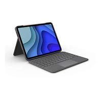 Logitech Folio Touch Étui clavier pour iPad Pro 11 pouces (1re, 2e, 3e, 4e gén - 2018, 2020, 2021, 2022) - Clavier rétroéclairé, pavé tactile, Smart Connector, Clavier AZERTY Français