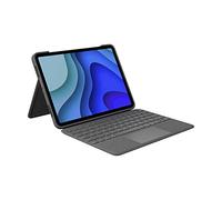 Logitech Folio Touch étui clavier pour iPad Pro 11 pouces (Modèles : A1980/A2013/A1934/A1979/A228/A2233) avec pavé tactile et Smart Connector, Clavier QWERTY Espagnol - Gris