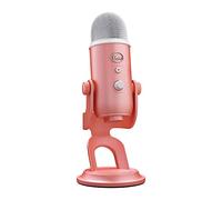 Logitech for Creators Blue Yeti Premium USB Gaming Mic pour Streaming sur PC & Mac, Special Edition, Blue VO!CE Effects, Exclusive Streamlabs Themes, 4 Pickup Patterns, Plug & Play - Rose