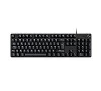 Logitech G 413 SE Clavier de Jeu mécanique Pleine Taille - Clavier rétroéclairé avec commutateurs mécaniques tactiles, Anti-ghosting, pour Windows et MacOS, Disposition AZERTY Belge - Noir