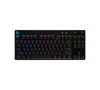 Logitech Pro - Clavier - backlit - USB - QWERTY - R.-U. - commutateur : GX Blue Clicky - noir G