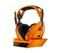 Logitech G Astro A50 X LIGHTSPEED McLaren Edition, casque gaming sans fil + station d’accueil, PRO-G GRAPHENE, PLAYSYNC Xbox Series X|S + PS5 + PC/Mac, Bluetooth,dispositif de relais HDMI 2.1 - Papaya