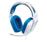 Logitech G Casque de jeu filaire G335 - Micro-casque - circum-aural - filaire - jack 3,5mm - blanc - Certifié Discord