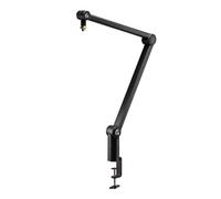 Logitech G Compass Bras articulé de Diffusion Premium pour Microphone, Ressorts internes, Pince de Bureau et Rangement des câbles intégré pour l'enregistrement, Le Jeu et Le Streaming - Noir