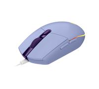 Logitech G G102 Lightsync Souris Gaming USB Type-A 8000 DPI, 6 Boutons Programmables, 1ms, 1000Hz, Rétroéclairage Multi, Lilas