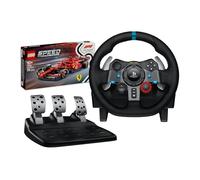 Logitech G G29 Driving Force Volant de course et pédales pour PS5, PS4, PC & Mac + LEGO Speed Champions F1 Ferrari SF-24 - Jeu de Construction avec véhicule de Course & Minifigurine