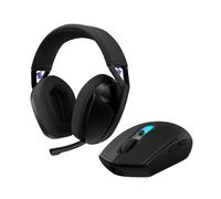 Logitech G G305 X Superlight + G321 Lightspeed Combo - Noir | Souris Gaming sans Fil, PC Rechargeable légère de 61 g, Casque Gaming Bluetooth sans Fil, Confort et Ajustement dynamiques