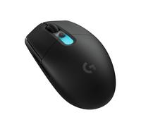 Logitech G G305 X SUPERLIGHT - Souris - optique - 6 boutons - sans fil, filaire - 2.4 GHz, Bluetooth, USB-C - récepteur USB Logitech LIGHTSPEED - noir