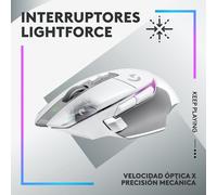 Logitech g g502 x plus - souris - 2.4 ghz - blanc