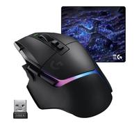 Logitech G G502 X Plus Lightspeed + G640 SE Combo - Souris Gaming RVB sans Fil et Grand Tapis de Souris Gaming en Tissu (460 x 400 x 3 mm) - Noir