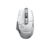 Logitech G G502 X Souris Gaming Optique 25600 DPI USB Type-A Droitier Blanc + Tapis de Souris G240 - Capteur HERO 25K, 13 Boutons Programmables