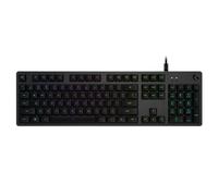 Logitech G G512 CARBON LIGHTSYNC RGB Mechanical Gaming Keyboard with GX Brown switches, Avec fil, USB, Clavier mécanique, AZERTY, LED RGB, Charbon 920