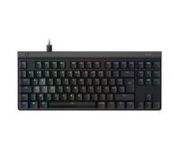 Logitech G G515 RAPID TKL clavier gaming filaire ultra-plat, gaming PC entièrement personnalisable avec switchs analogiques ultra-plats, déclenchement rapide, ultra-mince, port USB-A,FRA AZERTY - Noir