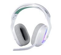 Logitech G G522 LIGHTSPEED casque gaming sans fil, LIGHTSYNC RVB, micro bande passante complète et audio synchronisé avancé, triple connectivité - LIGHTSPEED, Bluetooth, USB-A vers USB-C pour PC-Blanc
