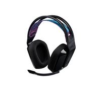 Logitech G Casque gamer sans fil G535 Lightspeed – léger supra-auriculaire, micro flip-up, USB – Noir