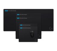 Logitech Tapis souris G640 - grand tissu, antidérapant, optimisé capteurs, 460×400×3 mm