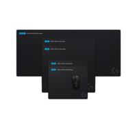 Logitech Tapis souris G640 - grand tissu, antidérapant, optimisé capteurs, 460×400×3 mm