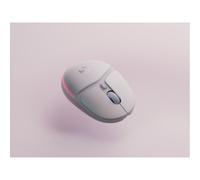 Logitech G G705, G705 Mouse, Droitier, Optique, RF sans fil + Bluetooth, 8200 DPI, Blanc 910-006368