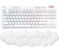 Logitech G715 - Clavier - sans clé - backlit - sans fil - Bluetooth, 2.4 GHz - QWERTZ - Allemand - commutateur : Tactile - blanc G