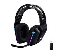 Logitech G G733 Casque Gamer Sans Fil LIGHTSPEED avec Bandeau de Suspension, LIGHTSYNC RVB, de Micro Blue VO!CE, Transducteurs Audio PRO-G, Ultra-Léger, Batterie 29h, Portée de 20m, PS4, PS5 - Noir