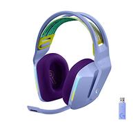 Logitech G G733 Casque Gamer Sans Fil LIGHTSPEED avec Bandeau de Suspension | LIGHTSYNC RVB, de Micro Blue VO!CE, Transducteurs Audio PRO-G, Ultra-Léger, Batterie 29h, Portée de 20m, PS4, PS5- Violet