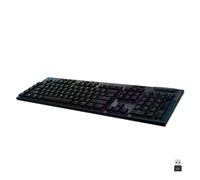 Logitech Gaming G915 - Clavier - backlit - USB, Bluetooth, 2.4 GHz - QWERTY - International US - commutateur : GL Tactile - noir G