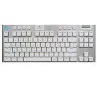 Logitech G G915 TKL clavier Gaming RF sans fil + Bluetooth QWERTY US International Blanc
