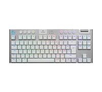 Logitech G G915 X LIGHTSPEED, Avec fil &sans fil, USB + RF Wireless + Bluetooth, Clavier mécanique, AZERTY, LED, Blanc 920-012734