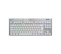 Logitech G G915 X LIGHTSPEED TKL Clavier gaming sans fil ultra-plat | Clavier Anglais QWERTY, Tactile - Blanc