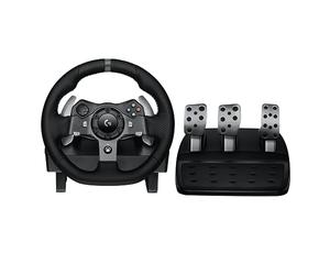 Logitech G G920 Driving Force volant de course et pédales pour Xbox & PC | Retour de force réaliste, leviers acier inoxydable, couvre volant pour Xbox Series X|S, Xbox One, PC, Mac - Noir