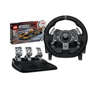Logitech G G920 Driving Force Volant de course et pédales pour Xbox Series X-S, Xbox One & PC + LEGO Speed Champions F1 McLaren Team MCL38 - Jeu de Construction avec véhicule de Course & Minifigurine