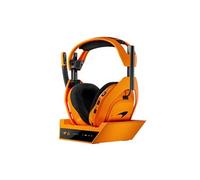 Logitech G Astro A50 X LIGHTSPEED McLaren Edition, casque gaming sans fil + station d’accueil, PRO-G GRAPHENE, PLAYSYNC Xbox Series X|S + PS5 + PC/Mac, Bluetooth,dispositif de relais HDMI 2.1 - Papaya