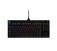 Logitech G - Clavier de gaming Pro TKL - GX-Clicky bleues, RGB LIGHTSYNC, QWERTY ES Noir