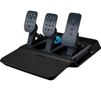 Logitech G PRO Racing Pedals: pédalier de simulateur de course avec freins à capteur de pression de 100 kg, personnalisable, ressorts et élastomères interchangeables, conception modulaire, Noir
